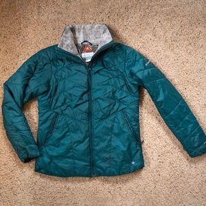 Columbia L Kaleidaslope II Omni Heat Dark Teal